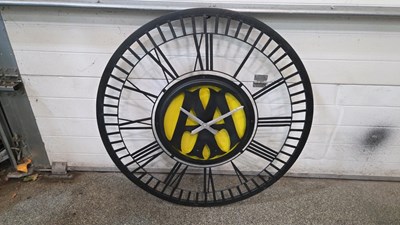 Lot 674 - LARGE AA CLOCK 40" DIA