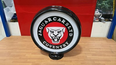 Lot 285 - JAGUAR CARS LIGHT UP , DOUBLE SIDED SIGN