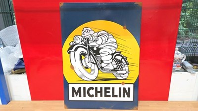Lot 383 - MICHELIN TIN SIGN 27" X 20"