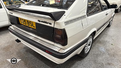 Lot 106 - 1985 AUDI COUPE QUATTRO