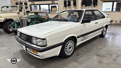 Lot 106 - 1985 AUDI COUPE QUATTRO