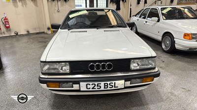 Lot 106 - 1985 AUDI COUPE QUATTRO