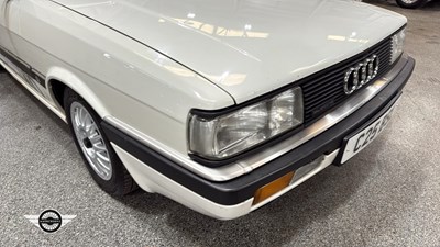 Lot 106 - 1985 AUDI COUPE QUATTRO