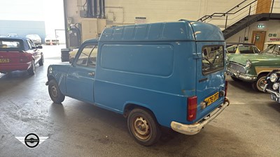 Lot 192 - 1984 RENAULT 4 F6