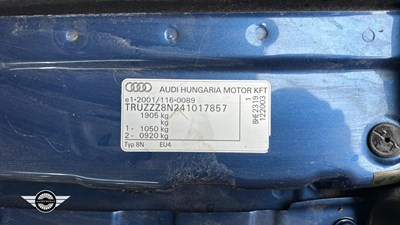 Lot 264 - 2003 AUDI TT COUPE QUATTRO