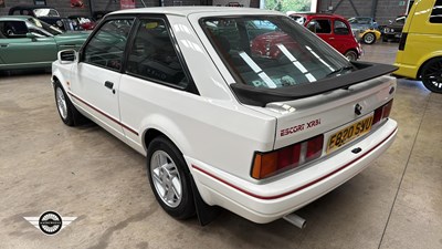 Lot 274 - 1987 FORD ESCORT XR3 INJ