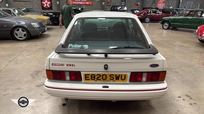 Lot 274 - 1987 FORD ESCORT XR3 INJ