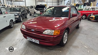 Lot 294 - 1991 FORD ESCORT CABRIOLET I