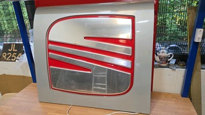 Lot 279 - SEAT ILLUMINATED SIGN 37" X 32"