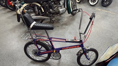Lot 9 - MK 2 RALEIGH CHOPPER IN ULTRA VIOLET PAINT