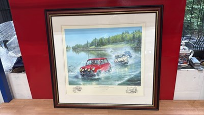 Lot 395 - ITALIAN JOB " REFLECTIONS " LTD EDITION PRINT NO 63 OF 850