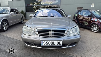Lot 364 - 2004 MERCEDES S500L AUTO