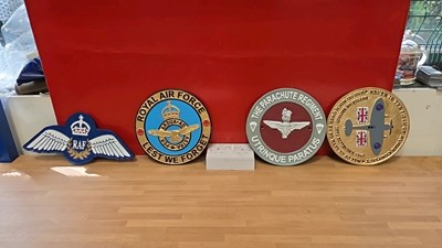 Lot 649 - CAST R.A.F REPRODUCTION SIGNS