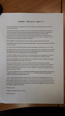 Lot 490 - 1966 JAGUAR 'E' TYPE