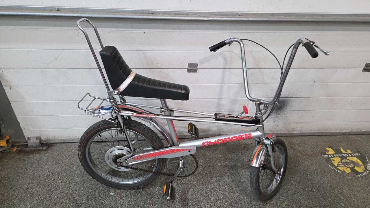 Lot 365 - 1978 MK2 SILVER RALEIGH CHOPPER
