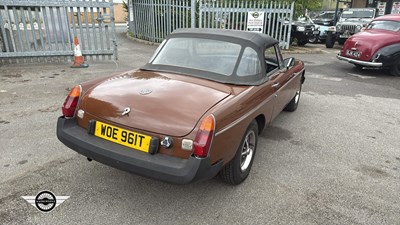 Lot 500 - 1978 MG B