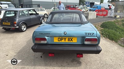 Lot 596 - 1981 TRIUMPH TR7 CONVERTIBLE
