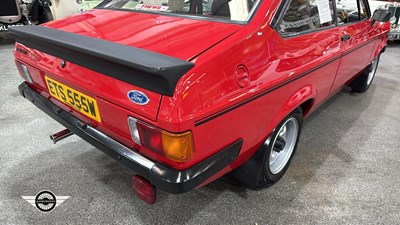 Lot 599 - 1980 FORD ESCORT RS