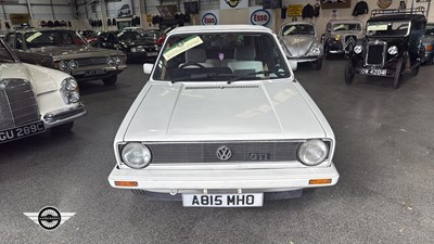 Lot 736 - 1983 VOLKSWAGEN GOLF CABRIO GTI