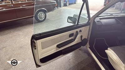 Lot 736 - 1983 VOLKSWAGEN GOLF CABRIO GTI