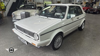 Lot 736 - 1983 VOLKSWAGEN GOLF CABRIO GTI