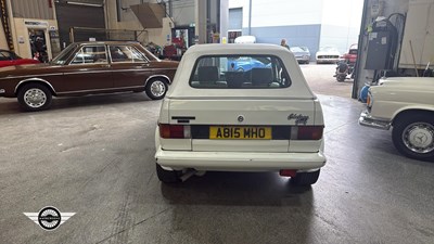 Lot 736 - 1983 VOLKSWAGEN GOLF CABRIO GTI