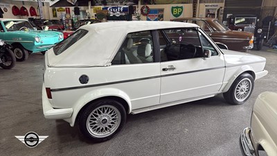 Lot 736 - 1983 VOLKSWAGEN GOLF CABRIO GTI