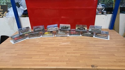 Lot 845 - BOX OF JAMES BOND MODEL CARS