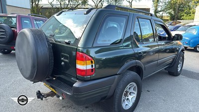 Lot 890 - 2002 VAUXHALL FRONTERA LIMITED DTI