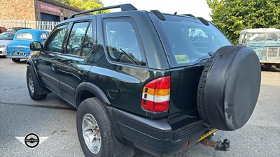 Lot 890 - 2002 VAUXHALL FRONTERA LIMITED DTI