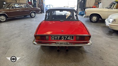 Lot 652 - 1972 TRIUMPH SPITFIRE