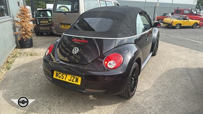 Lot 876 - 2007 VOLKSWAGEN BEETLE LUNA 102PS CABRIOLET
