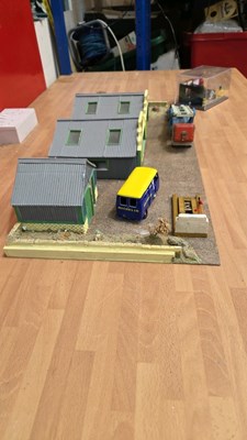 Lot 843 - MODEL GARAGE WITH TRANSPORTER