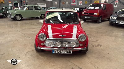 Lot 90 - 2000 ROVER MINI COOPER