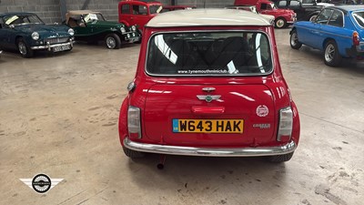 Lot 90 - 2000 ROVER MINI COOPER
