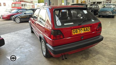 Lot 2 - 1989 VOLKSWAGEN GOLF GTI