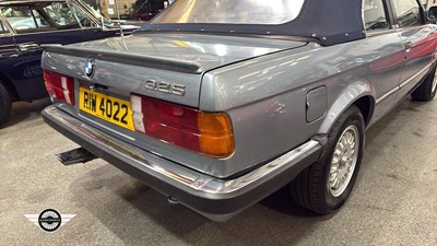 Lot 89 - 1986 BMW 325I CABRIOLET AUTO