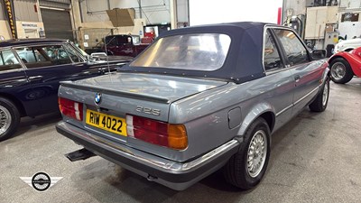 Lot 89 - 1986 BMW 325I CABRIOLET AUTO