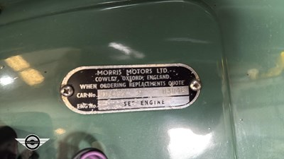 Lot 656 - 1966 MORRIS MINOR TRAVELLER