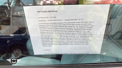 Lot 732 - 1961 AUSTIN A40