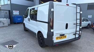 Lot 394 - 2004 VAUXHALL VIVARO 2700 SWB