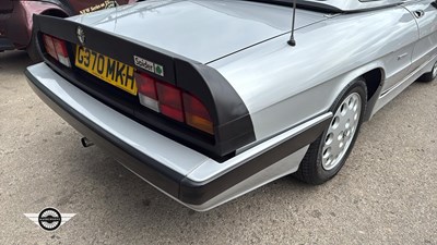 Lot 707 - 1989 ALFA ROMEO SPIDER