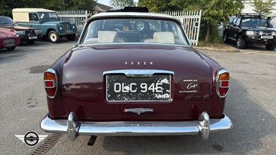 Lot 740 - 1967 ROVER 3 LITRE