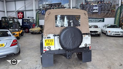 Lot 830 - 1989 LAND ROVER 90 4C REG DT DIESEL