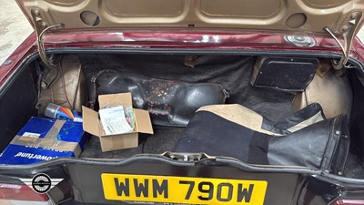 Lot 872 - 1980 TRIUMPH TR7 CONVERTIBLE