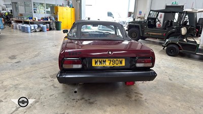 Lot 872 - 1980 TRIUMPH TR7 CONVERTIBLE