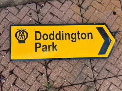 Lot 59 - AA DODDINGTON PARK SIGN 41" X 14"