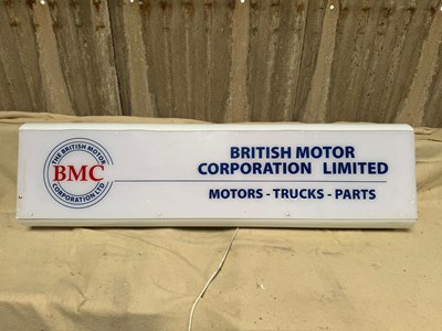 Lot 417 - BMC LIGHT UP SIGN 50" X 14"