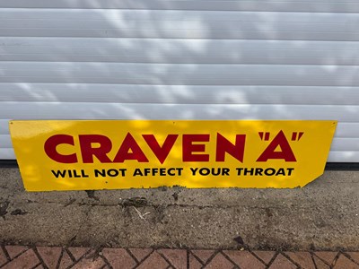Lot 627 - CRAVEN "A" SIGN 48" X 12"
