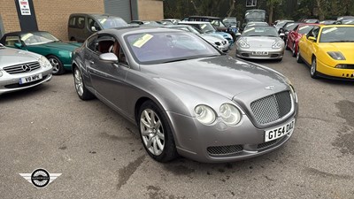 Lot 874 - 2004 BENTLEY CONTINENTAL GT AUTO